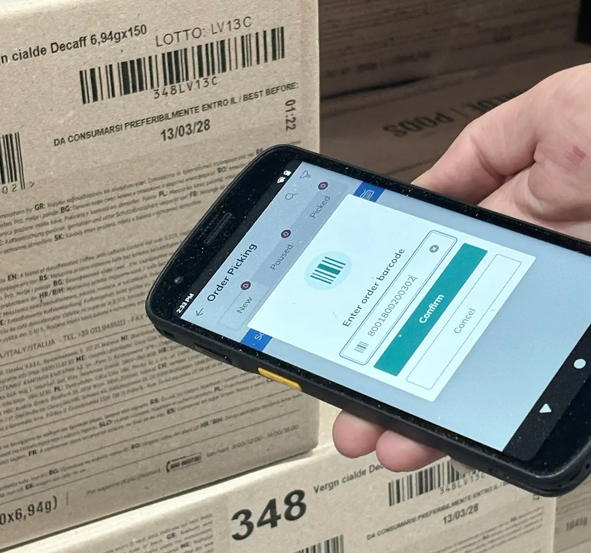 Barcode Scanning in Warehouse Fulfilment